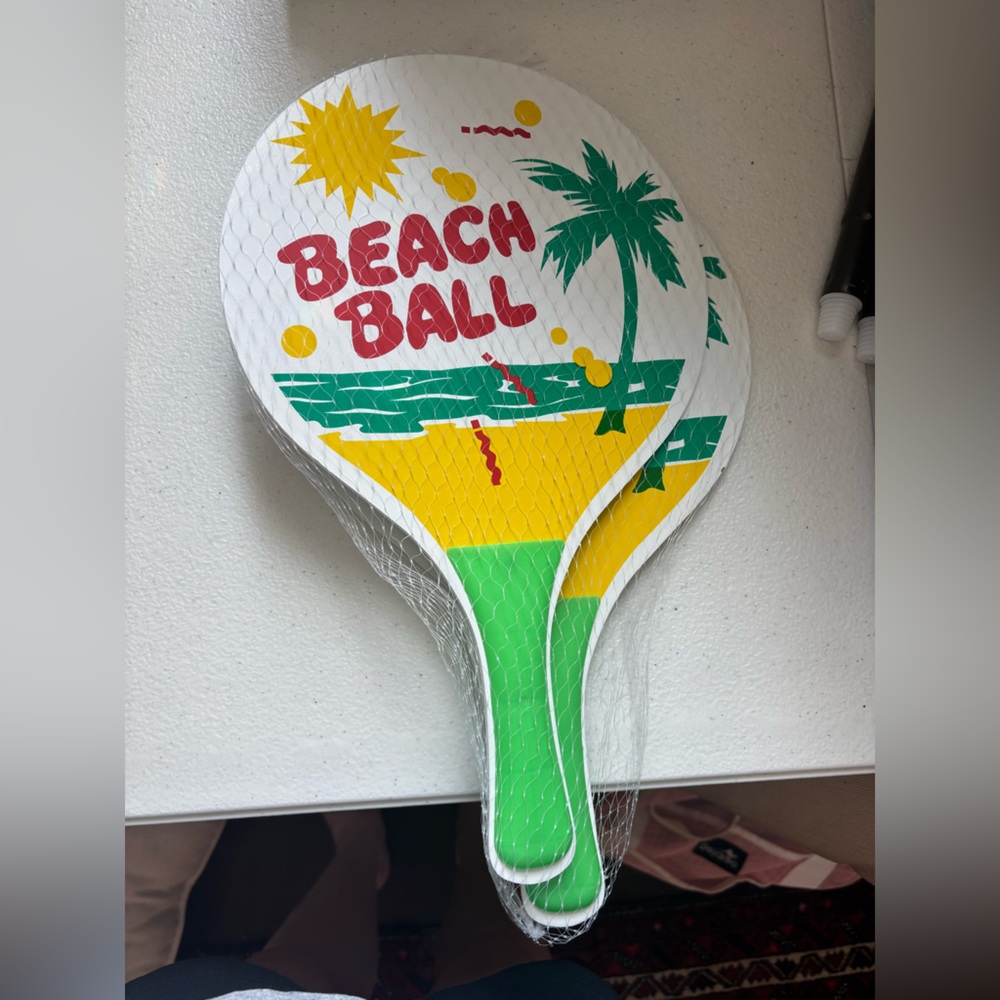 Beach Paddle Ball Game NWT